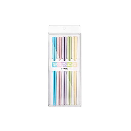 Chopsticks Dishwasher Safe, Lightweight, Multicolor - 5 Pairs Gift Set