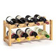 Wine Rack Free Standing 8 Bottle 2 Tier