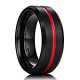 8mm Tungsten Carbide Wedding Band