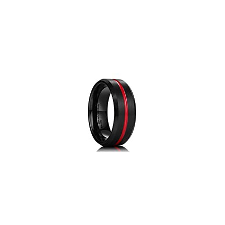 8mm Tungsten Carbide Wedding Band