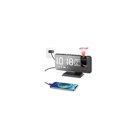 Alarm Clock with USB Charger