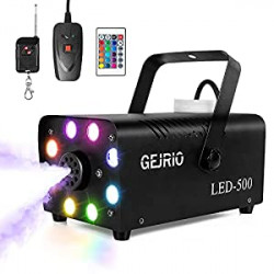 500W Smoke Machine with 16 Color Controllable Lights Effect
