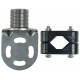 Economy SS Rail Mount Antenna (7/8 1-1/2-Inch)