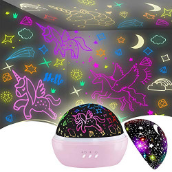 Unicorn Toys for 3-8 Year Old Girls,Star Projection
