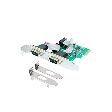 PCIE 2 Port Serial Expansion Card PCI Express to Industrial DB9 Serial