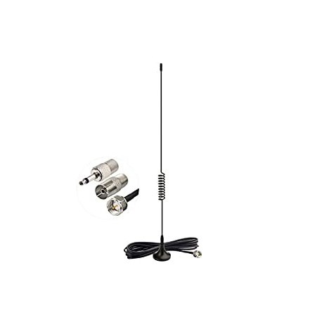 FM Radio Antenna Magnetic Base FM Antenna for Stereo Receiver Indoor Pioneer