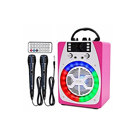 Kids Bluetooth Karaoke Machine with 2 Microphones
