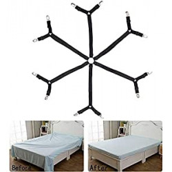 6 Sides Bed Sheet Clips