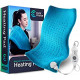 Pack 2 of Large Electric Heating Pad for Back Pain Relief + Storage Pouch, Ultra Soft 12"x24"
