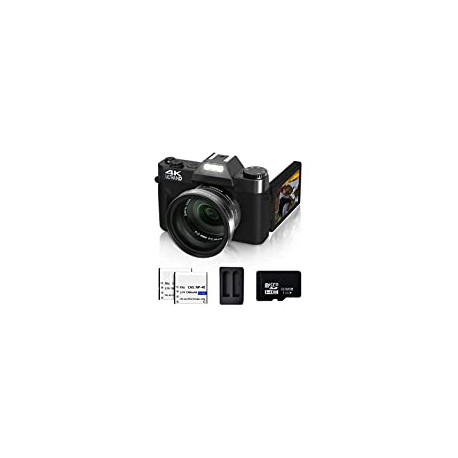 4K Digital Camera 48MP Pixel Autofocus Vlogging Camera 3.0" IPS 30FPS