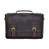 Men’s Leather Satchel Briefcase (Genuine) Vintage Crossbody 15” Laptop Bag