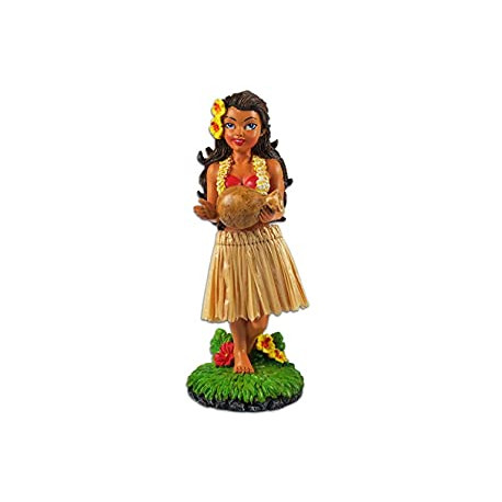 Hinu IPU Hula Girl Dashboard Doll
