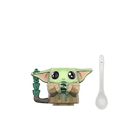 Unique 3D Character, 11.5 OZ, Baby Yoda/The Child with Frog