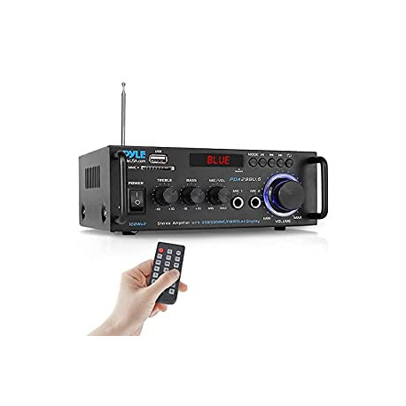 Wireless Bluetooth Stereo Power Amplifier - 200W Dual Channel Sound