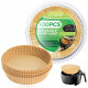 Pack 2 of Air Fryer Paper Liners Disposable: 100PCS