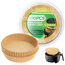 Pack 2 of Air Fryer Paper Liners Disposable: 100PCS