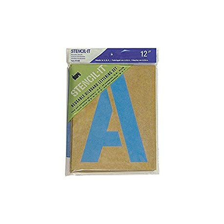 Duro Stencil-It Oil Board Stencil Set 12-Inch