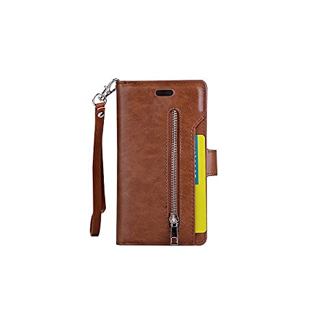 iPhone 6 6s Zipper Wallet case Folio flip Leather Cover