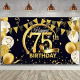 Birthday Party Supplies, 72.8 x 43.3 Inch (75th)