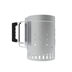 Charcoal Grill Chimney Starter with Quick Release Trigger, 12-Inch