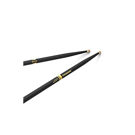 Promark ActiveGrip Forward Drumsticks, Acorn Tip, Black, Rebound 5A