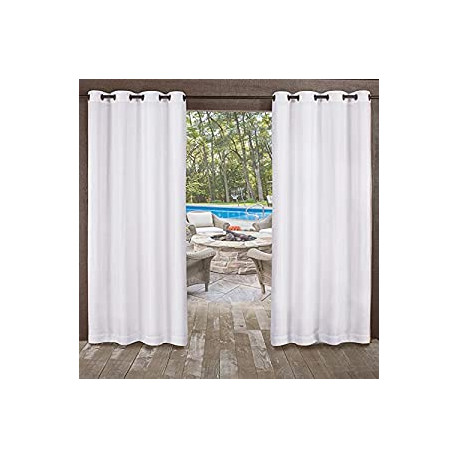 Top Curtain Panel, 54"x96", Winter White, Set of 2