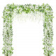 Ceremony Wedding Arch Floral Decor 4PCS Total 28.8FT