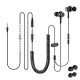 Long Cord Earbuds for TV & PC, 18ft / 5.5m Extension Cable Earphones