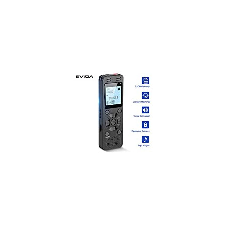 32GB Digital Voice Recorder for Lectures Meetings