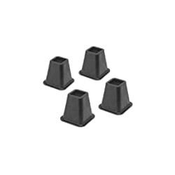 Bed Risers - Black (Set of 4)