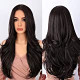 Long Dark Brown Wigs for Women