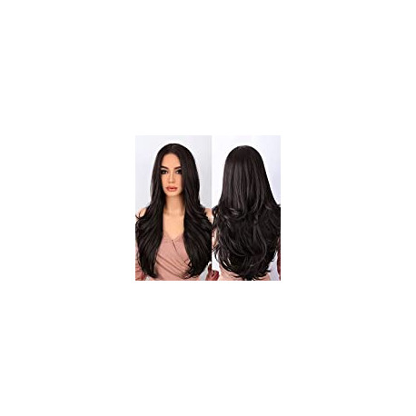 Long Dark Brown Wigs for Women