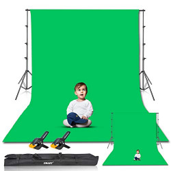 Photo Video Studio 8.5 x 10ft Green Screen Backdrop Stand Kit
