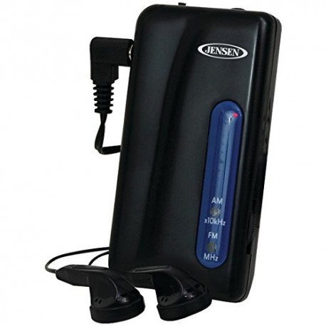 Jensen MR-50 AM/FM Pocket Radio with Earbuds