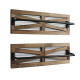 2PCS Rustic Towel Rack for Bathroom Wall Mounted