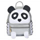 Women Teens Girls Panda Book Bag Rivet Backpack