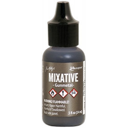 Ranger Gunmetal Tim Holtz Alcohol Ink Metallic Mixatives