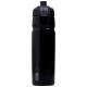 Hydration Halex Squeeze Water Bottle with Straw, 32-Ounce, Black