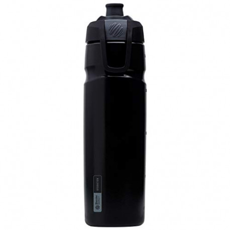Hydration Halex Squeeze Water Bottle with Straw, 32-Ounce, Black