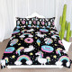 Cover 3 Piece College Dorm Sweet Bed Sets (Twin)