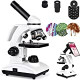 40X-1000X Microscopes for Students Kids Adults