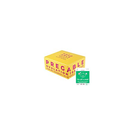 Pregable Combo Kit of 50 Ovulation Tests and 20 Pregnancy Tests