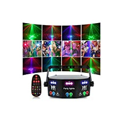 15 Lens Party Lights DJ Disco Light RGBW UV Strobe