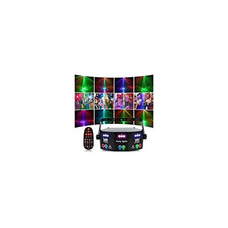 15 Lens Party Lights DJ Disco Light RGBW UV Strobe
