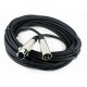 XLR Female Microphone Cable, 20 Feet