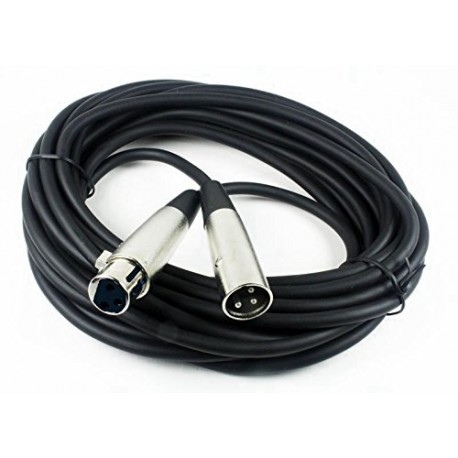 XLR Female Microphone Cable, 20 Feet