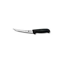 Victorinox Fibrox Pro 6-inch Curved Boning Knife with Flexible Blade, Black