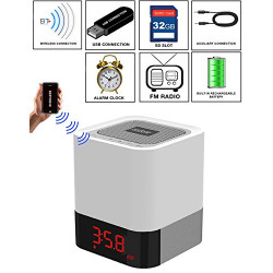 Boytone BT-83CR Portable FM Radio Alarm Clock Wireless