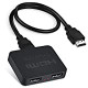 HDMI Splitter 4K@60Hz, avedio links HDMI Splitter 1 in 2 Out
