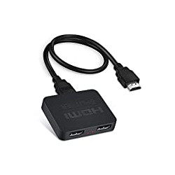 HDMI Splitter 4K@60Hz, avedio links HDMI Splitter 1 in 2 Out